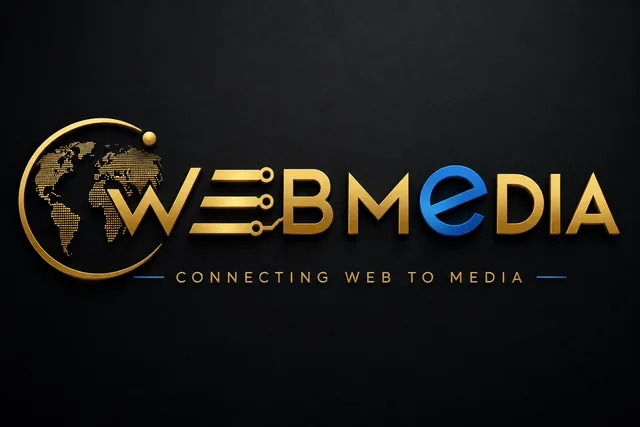 Web to media agency logo designed with IQon